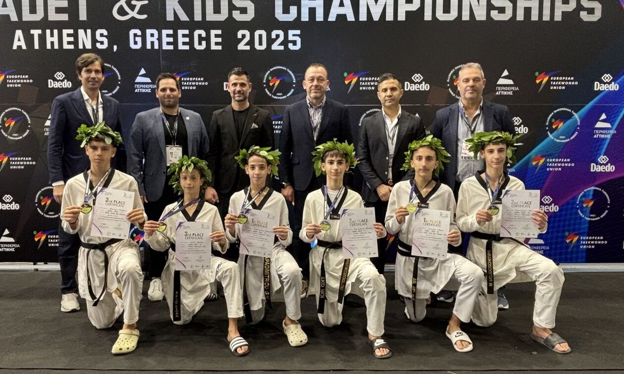 Έξι μετάλλια η Ελλάδα στο Ευρωπαϊκό πρωτάθλημα Ταεκβοντό της Αθήνας