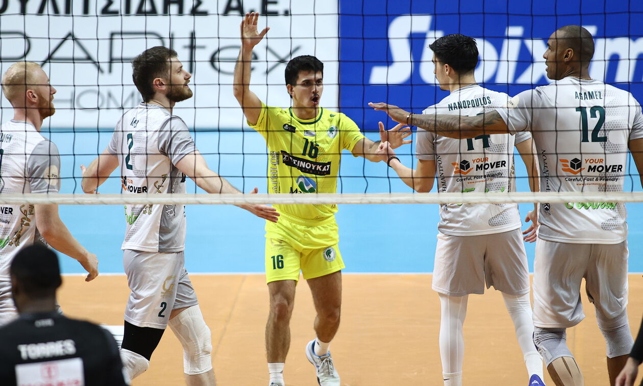 Πρώτη νίκη του Μίλωνα στην έδρα του ΠΑΟΚ με 3-0 και MVP Νανόπουλο