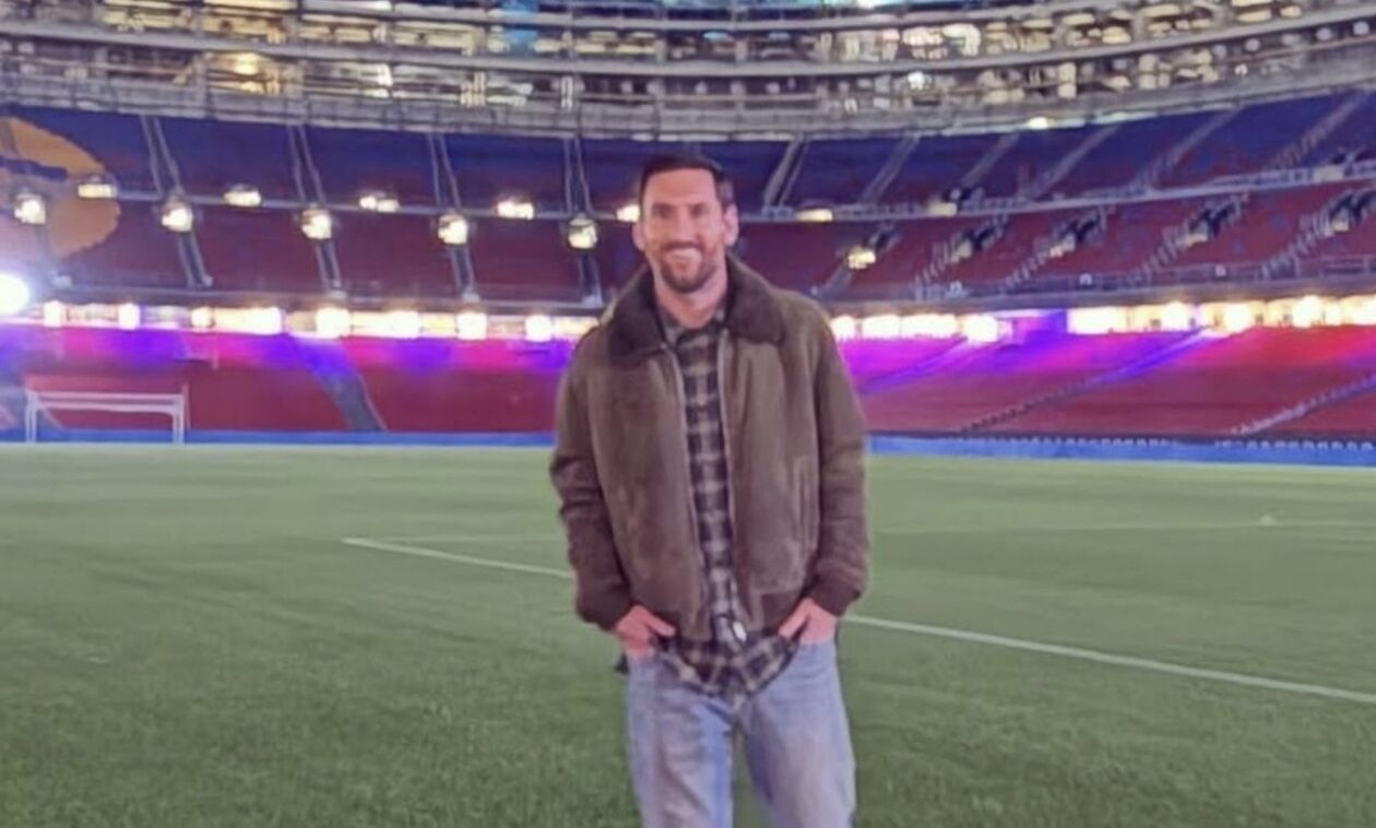 Επέστρεψε στο Καμπ Νου ο Λιονέλ Μέσι (pic)