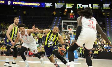 Euroleague: Η Φενέρ φρέναρε τη Χάποελ, κορυφή και ο Ερυθρός Αστέρας που νίκησε τη Μονακό (hls)