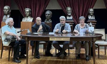 Παρουσιάστηκε το βιβλίο του Γιώργου Μουσταΐρα στην Εταιρία Ελλήνων Λογοτεχνών