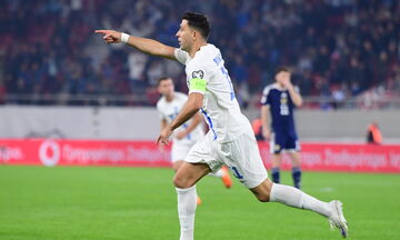 Ελλάδα-Σκωτία: Το γκολ του Μπακασέτα