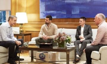 Συνάντηση Μητσοτάκη-Τζόκοβιτς