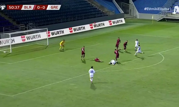 Λευκορωσία - Ελλάδα: Άγγιξε το γκολ με τον Ζαφείρη η «γαλανόλευκη» (vid)