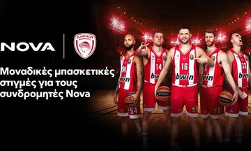 Νέος επίσημος χορηγός του Ολυμπιακού η NOVA 