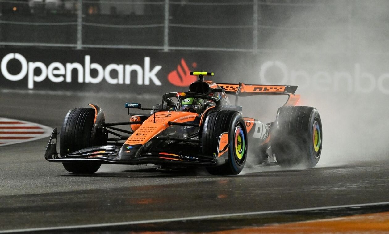 Formula 1: Ο Νόρις πήρε την pole στο βροχερό Λας Βέγκας