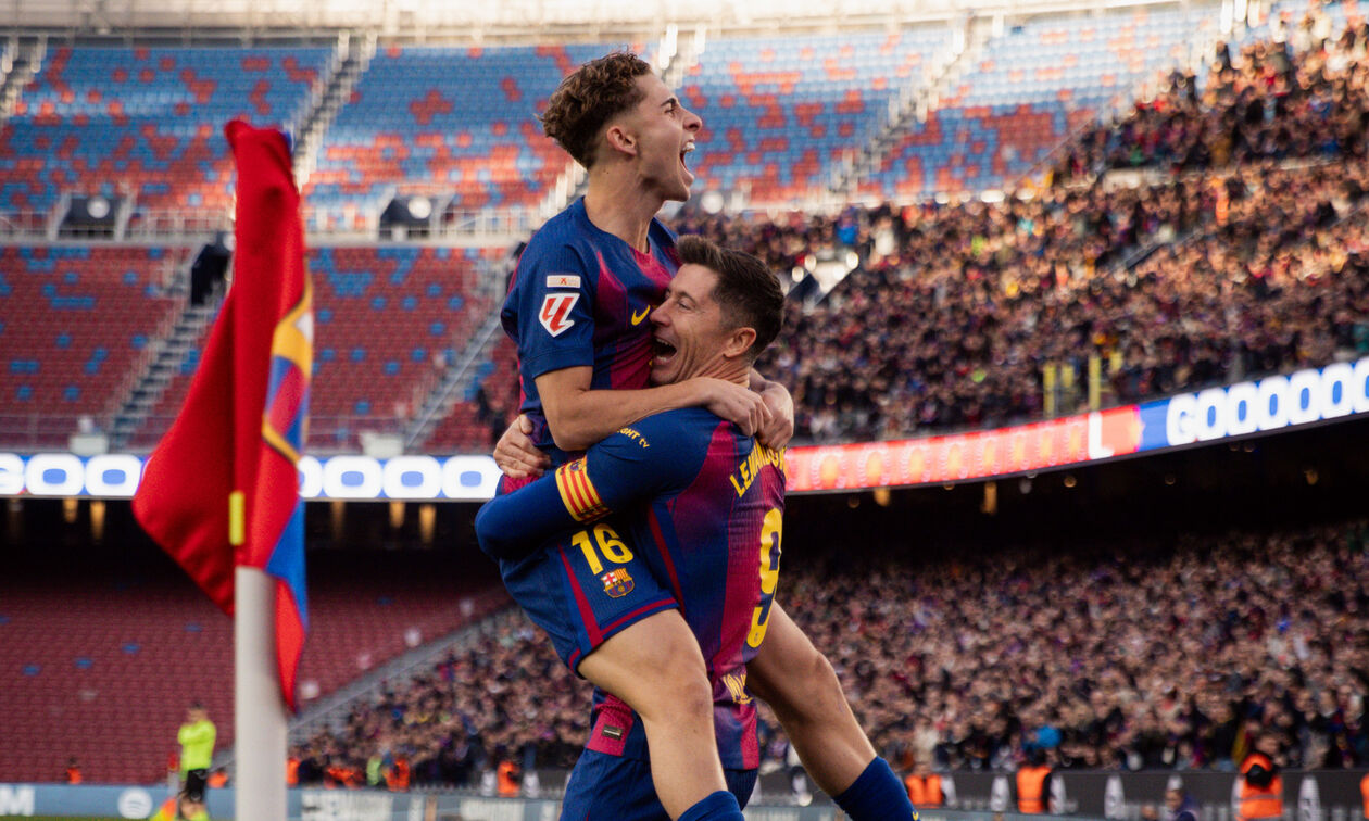 Ο Λεβαντόφσκι το πρώτο γκολ στο νέο Καμπ Νου