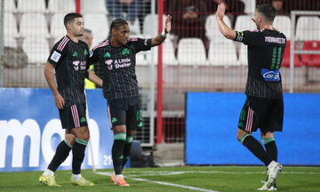 Πανσερραϊκός - Παναθηναϊκός 0-3: Πέρασε από τις Σέρρες  και τώρα κοιτάζει Στουρμ