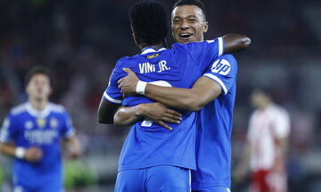 Ολυμπιακός - Ρεάλ: Η ισοφάριση του Εμπαπέ για το 1-1 (video)