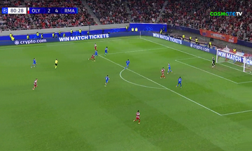 Ολυμπιακός-Ρεάλ Μαδρίτης: Το 3-4 με τον Ελ Κααμπί (vid)