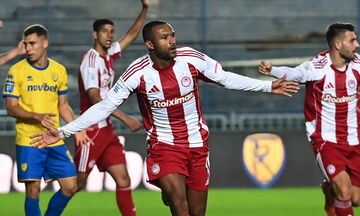 Παναιτωλικός-Ολυμπιακός 0-1: Έκανε τη δουλειά και μένει στην κορυφή