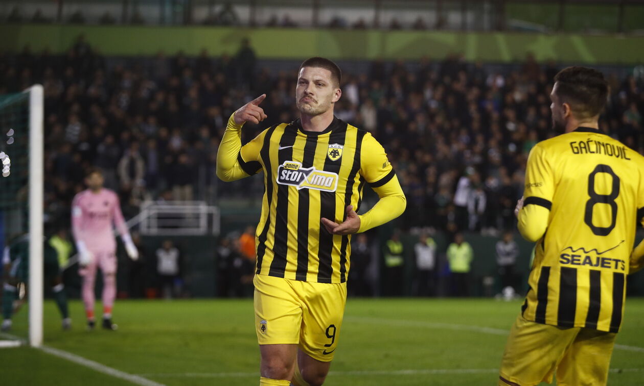 Παναθηναϊκός - ΑΕΚ 2-3: Με χατ τρικ του Γιόβιτς πήρε το αθηναϊκό ντέρμπι!