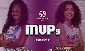 Α1 Γυναικών: MVP η Σίγκλετον, MVP Next Gen η Μάντζου