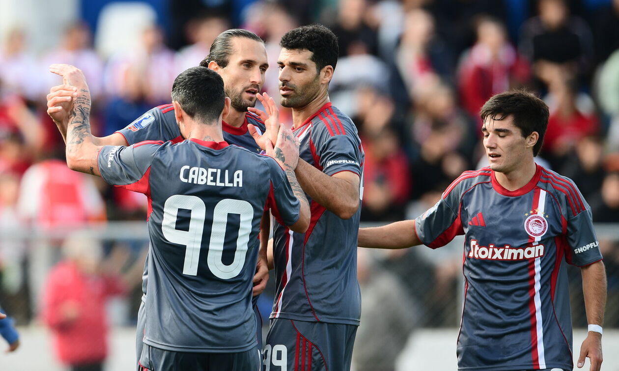 Ελλάς Σύρου-Ολυμπιακός 2-5: Παράσταση στις Κυκλάδες με κεφάτους Γιαζίτσι και τους τρεις φορ