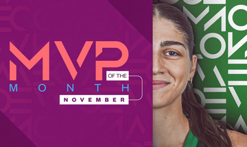 EuroCup Γυναικών: Πολυτιμότερη για τον Νοέμβριο η Ιωάννα Χατζηλεοντή