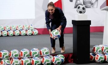 Στην κλήρωση του Μουντιάλ η πρόεδρος του Μεξικού