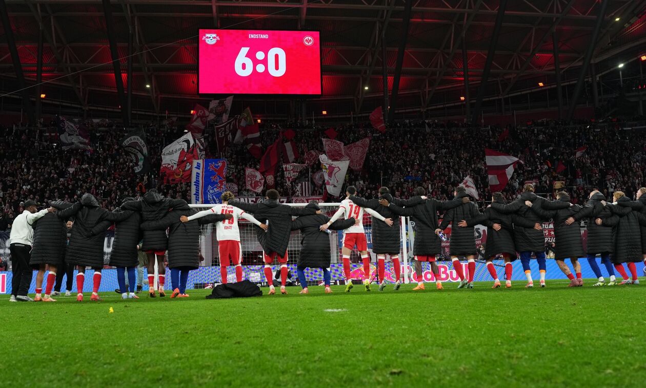 Λειψία-Άιντραχτ 6-0: Οι «ταύροι»… κατάπιαν τους «αετούς»