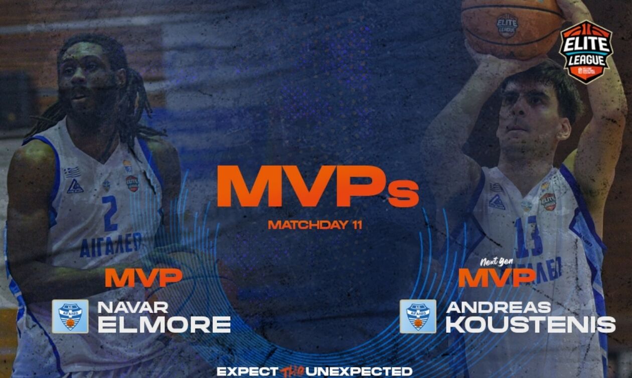 Elite League: MVP της αγωνιστικής ο Έλμορ, MVP Next Gen ο Κουστένης