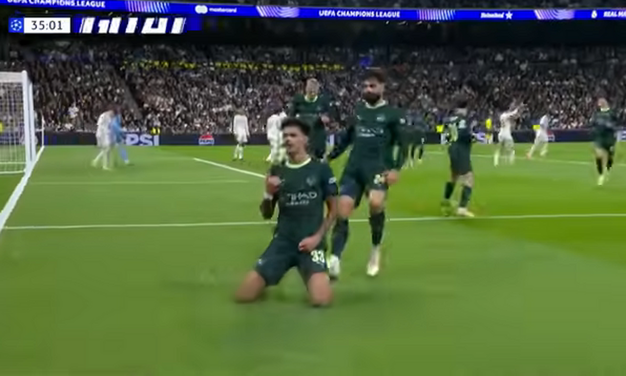 Ρεάλ-Μάντσεστερ Σίτι 1-2 highlights