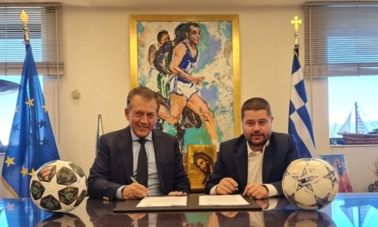 Σύμφωνο Συνεργασίας με την ΕΠΟ για το FIFA Football for Schools υπέγραψαν Βρούτσης και Γκαγκάτσης