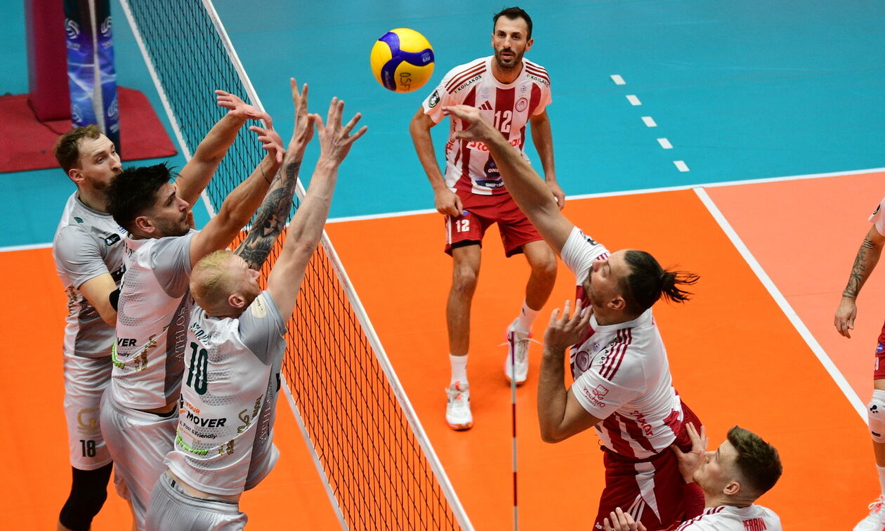 Volley League Ανδρών: Αλύγιστος ο Μίλωνας, 3-2 τον Ολυμπιακό στον Ρέντη