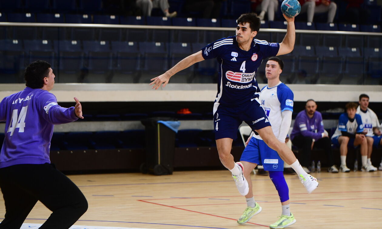 Δούκας - Ολυμπιακός 27-47: Στους «8» του Κυπέλλου χάντμπολ οι «ερυθρόλευκοι»