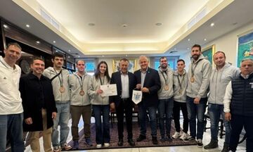 Συνάντηση του Γ. Βρούτση με τους μεταλλιούχους των Ολυμπιακών Αγώνων Κωφών