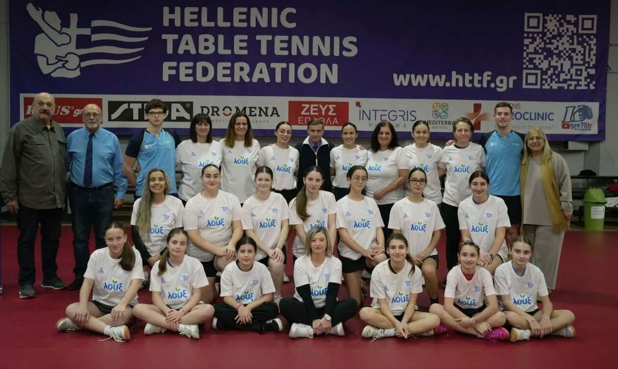 Πινγκ Πονγκ: Πανηγυρικό το φινάλε στο Christmas Girls’ Training Camp