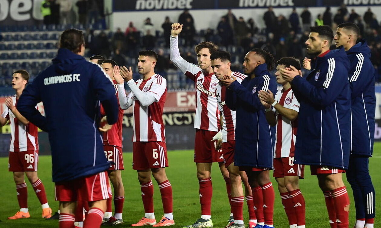 Super League: Ξανά μόνος πρώτος ο Ολυμπιακός