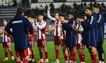 Super League: Ξανά μόνος πρώτος ο Ολυμπιακός