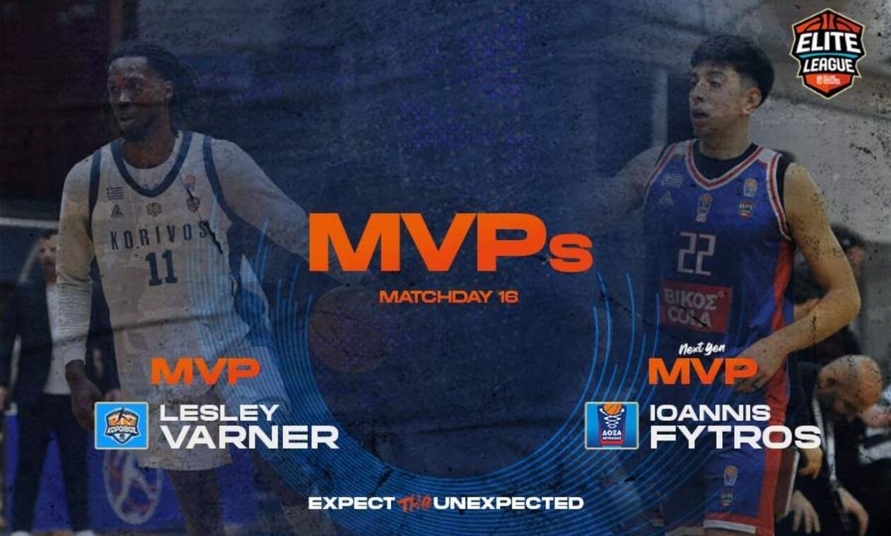 Elite League: MVP της 16ης αγωνιστικής ο Βάρνερ, MVP Next Gen ο Φύτρος