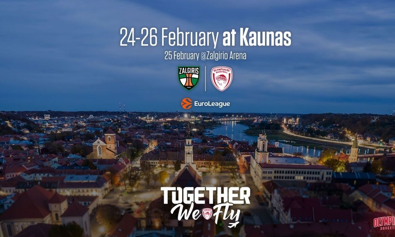 Ολυμπιακός: «Together we fly» και στο Κάουνας  