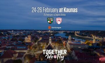 Ολυμπιακός: «Together we fly» και στο Κάουνας  