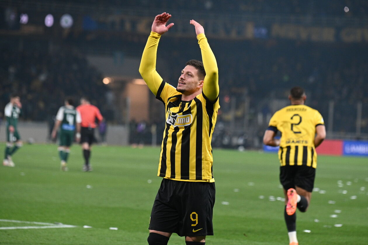 AEK - Παναθηναϊκός 4-0: «Κιτρινόμαυρος» θρίαμβος με «καρέ» Γιόβιτς!