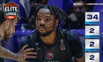 Elite League: MVP της 17ης αγωνιστικής ο Τζόουνς