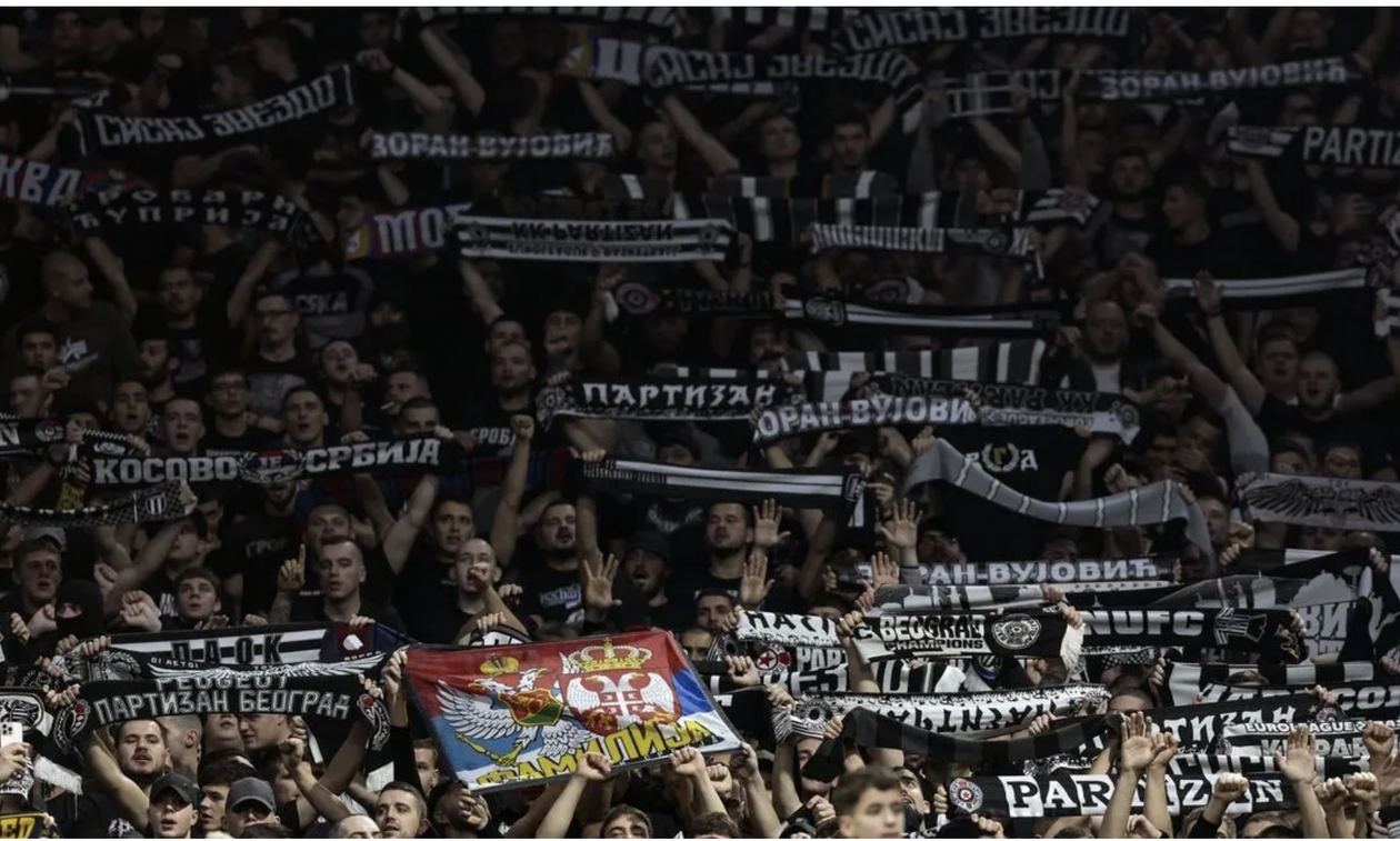 Εuroleague: Πρόστιμο στην Παρτιζάν για την συμπεριφορά των οπαδών της στο ματς με τον Ολυμπιακό