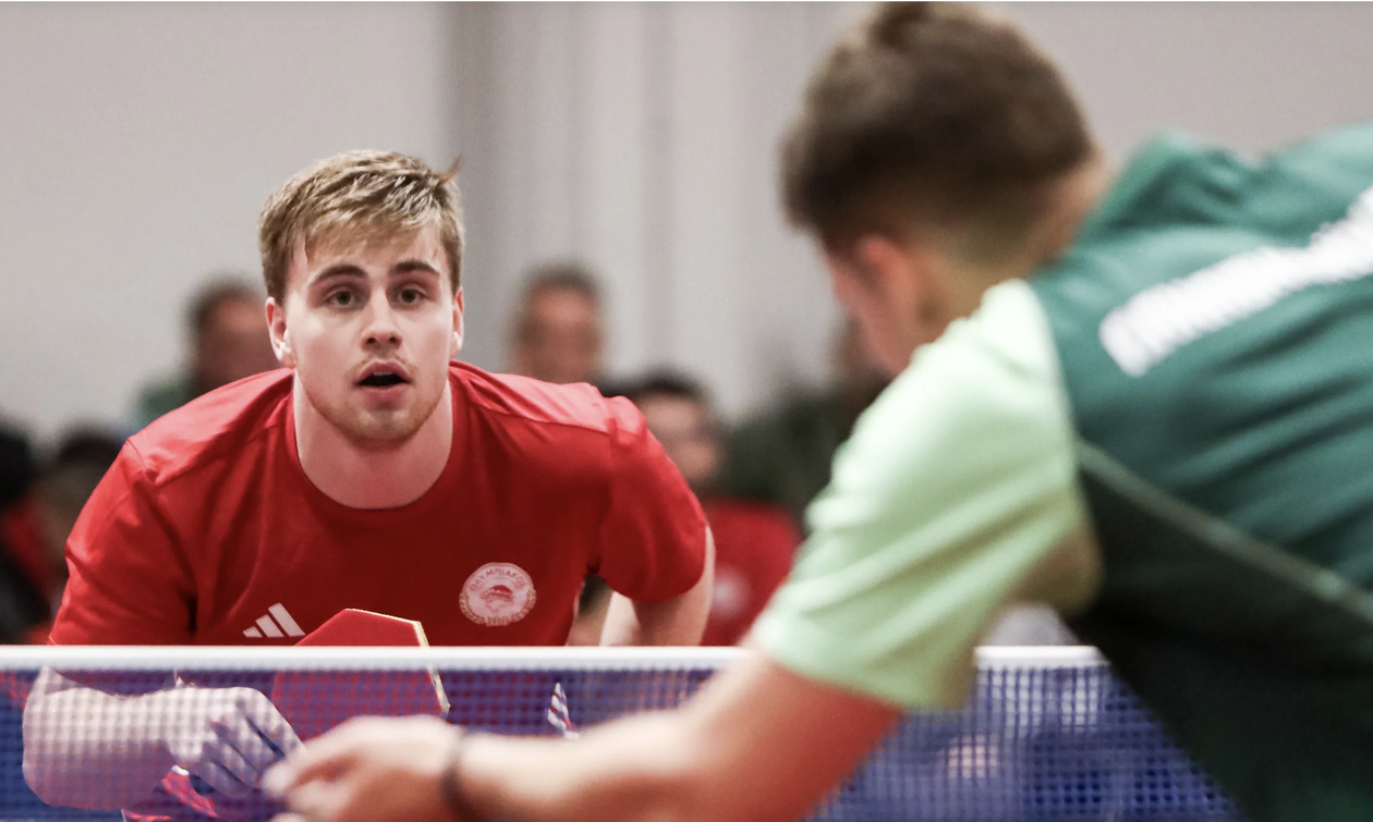 Πινγκ πονγκ: Σαρωτικός (4-1) Ολυμπιακός στο ντέρμπι «αιωνίων»!