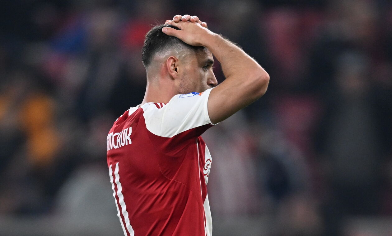 Ολυμπιακός: Εκτός αποστολής ο Γιάρεμτσουκ