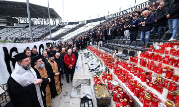 ΠΑΟΚ: Επιμνημόσυνη δέηση για τους νεκρούς της Ρουμανίας
