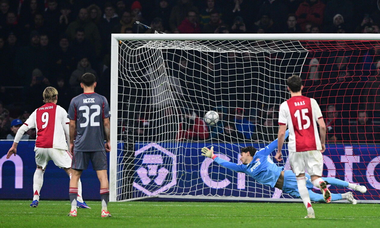 Άγιαξ - Ολυμπιακός: Ισοφαρίζει από την άσπρη βούλα ο Ντόλμπεργκ (vid)