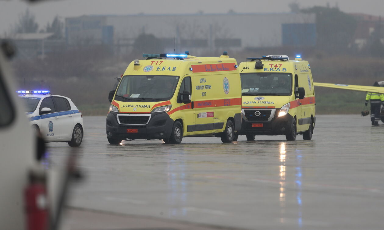 ΠΑΟΚ: Προσγειώθηκε στο αεροδρόμιο «Μακεδονία» το αεροσκάφος με τους δύο τραυματίες 