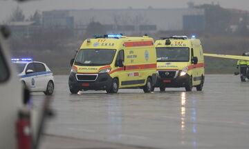 ΠΑΟΚ: Προσγειώθηκε στο αεροδρόμιο «Μακεδονία» το αεροσκάφος με τους δύο τραυματίες 