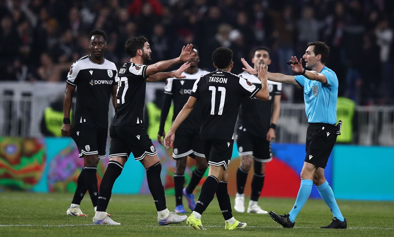 Λιόν-ΠΑΟΚ: Το γκολ του Γιακουμάκη και οι αντιδράσεις των παικτών