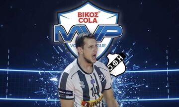 Volley League Ανδρών: MVP της ένατης αγωνιστικής ο Μιχαήλοβιτς 