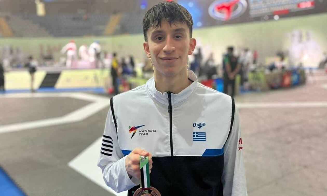 Ταεκβοντό: Χάλκινο μετάλλιο στη Φουτζέιρα ο Δημητρόπουλος