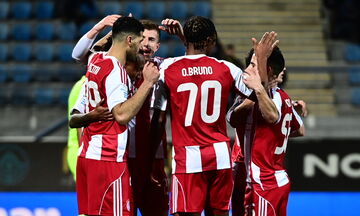 Αστέρας Τρίπολης-Ολυμπιακός 0-3: Ξανά στην κορυφή με σόου από Ποντένσε, Ζέλσον και Ταρέμι