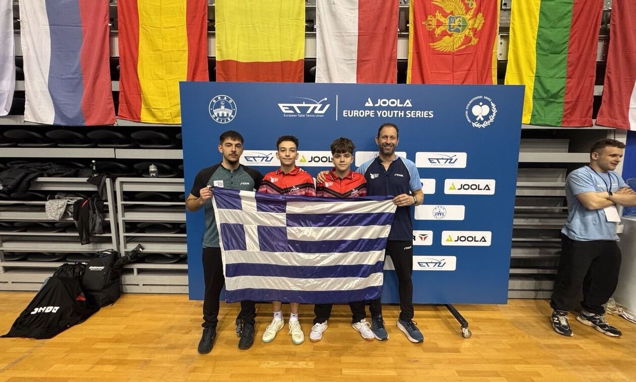 Πινγκ Πονγκ: Στους «32» των παμπαίδων Μαρκουλάκης και Αλεξίδης στο Europe Youth στην Κροατία 