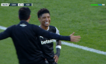 ΟΦΗ-Λεβαδειακός: Το γκολ του Σαλσέδο για το 2-1