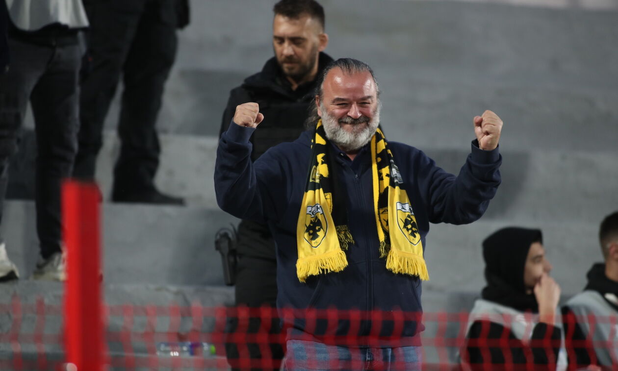 ΑΕΚ: Ο πανηγυρισμός του Ηλιόπουλου για το διπλό στις Σέρρες