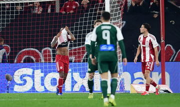 Ολυμπιακός-Παναθηναϊκός 0-1: Αιφνιδιάστηκε και δεν εμφανίστηκε